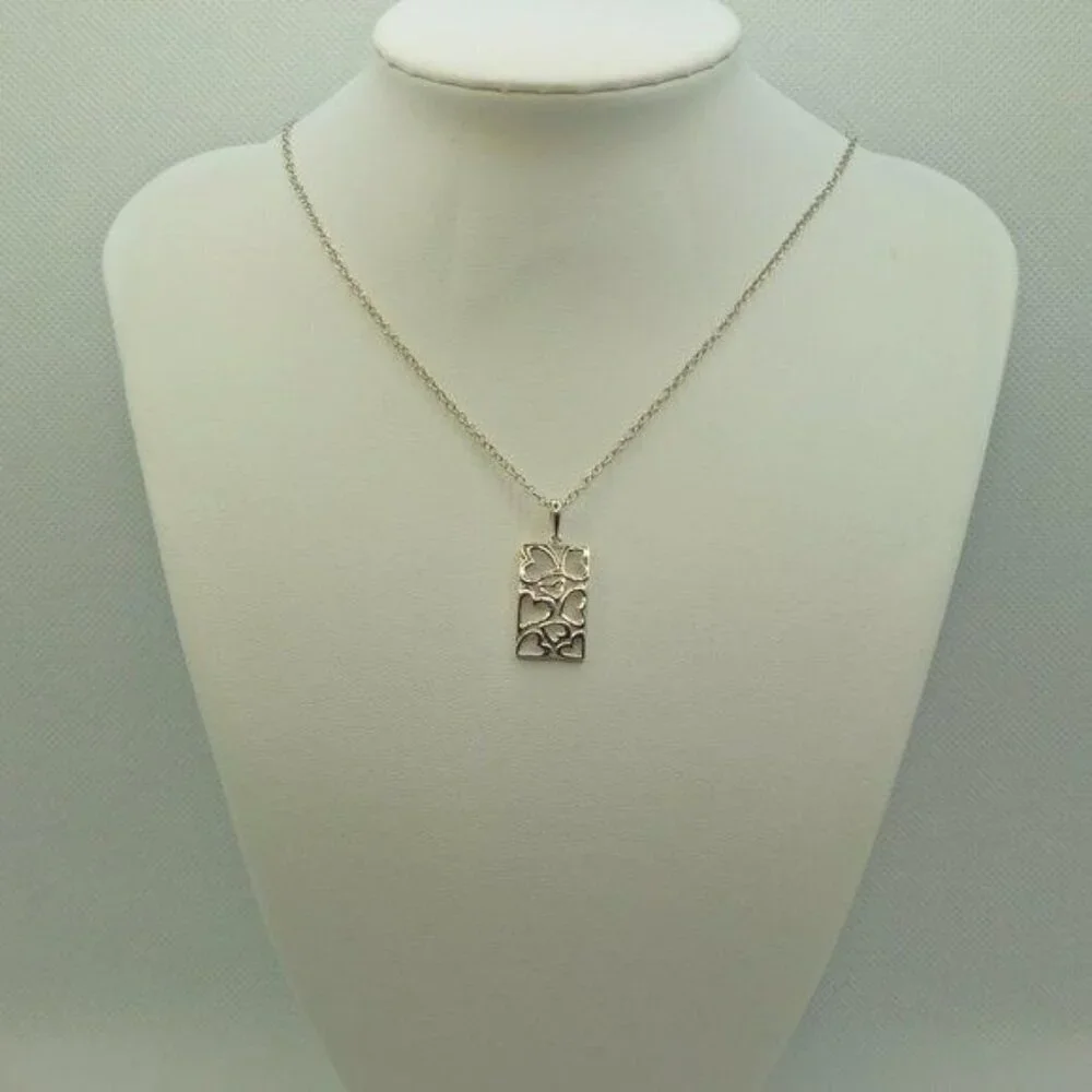 Sterling Silver Open Heart Pendant